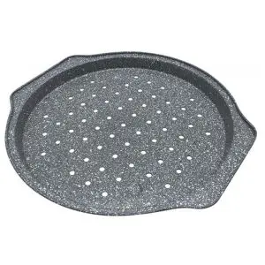 Тава за пица Klausberg KB 7496, 35x33 см, Мраморно покритие, Сив, (9999KB7496)