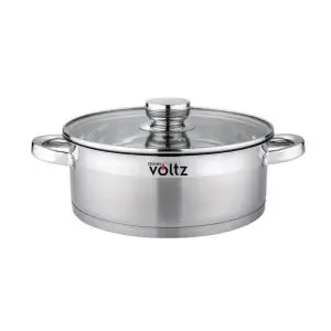 Тенджера Oliver Voltz OV51210Q20, 2 л, 20 x 7 см, Плитка, Индукция, Дебело дъно, Инокс, (35944173)