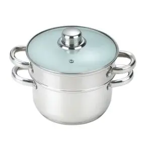 Тенджера за готвене на пара Bohmann BH 3212, 2.5 л, 18 см, Индукция, Инокс, (20816)