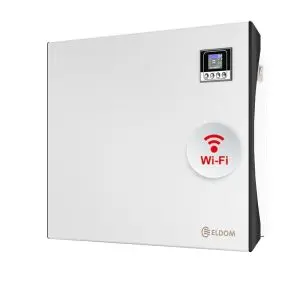 Стенен конвектор с електронно управление Елдом RH01W10W-W, 1000W, WI-FI, (13415)
