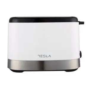Тостер за хляб Tesla TS300BWX, 800W, 7 степени, За две филийки, Центриране, Размразяване, Бял, (12653)