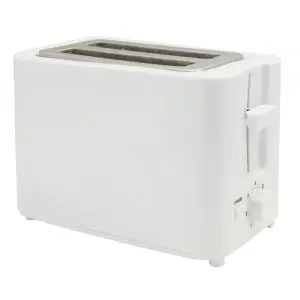 Тостер за хляб Elite CT-818R, 700W, 2 филии, Подвижна тава за трохи, Избор между 4 дизайна на изпичане, Бял, (35930875)