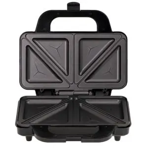 Тостер за сандвичи XL Adler AD 3043, 1300 W, 28.5x15 см, Термостат, Инокс/черен, (12747)