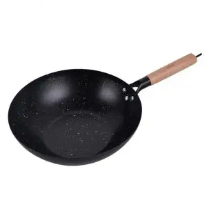 Уок тиган Kinghoff KH 1983, 30 см, Мраморно покритие, Индукция, Черен, (35946013)