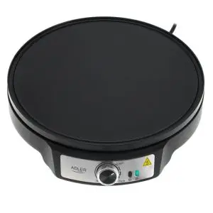 Уред за палачинки Adler AD 3093, 1600W, 30 см, Включени прибори, Черен/Инокс, (35946068)