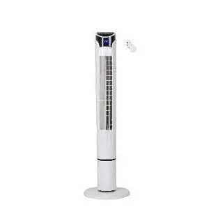 Вентилатор Elite ETTF-0332, колонен, 100см, с дистанционно, LED, Бял, (35931070)