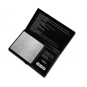 Везна за бижута Rosberg R51651N, До 500 г, Деление-0.1 г, Дигитална, LCD, 2xAAA, Черен, (19200)