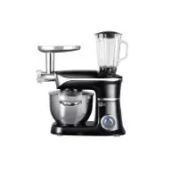 Кухненски робот 3в1 ZEPHYR ZP 1115 QBM, 1900W, 6.5 литра, Блендер, Миксер, Месомелачка, Черен, (18484)