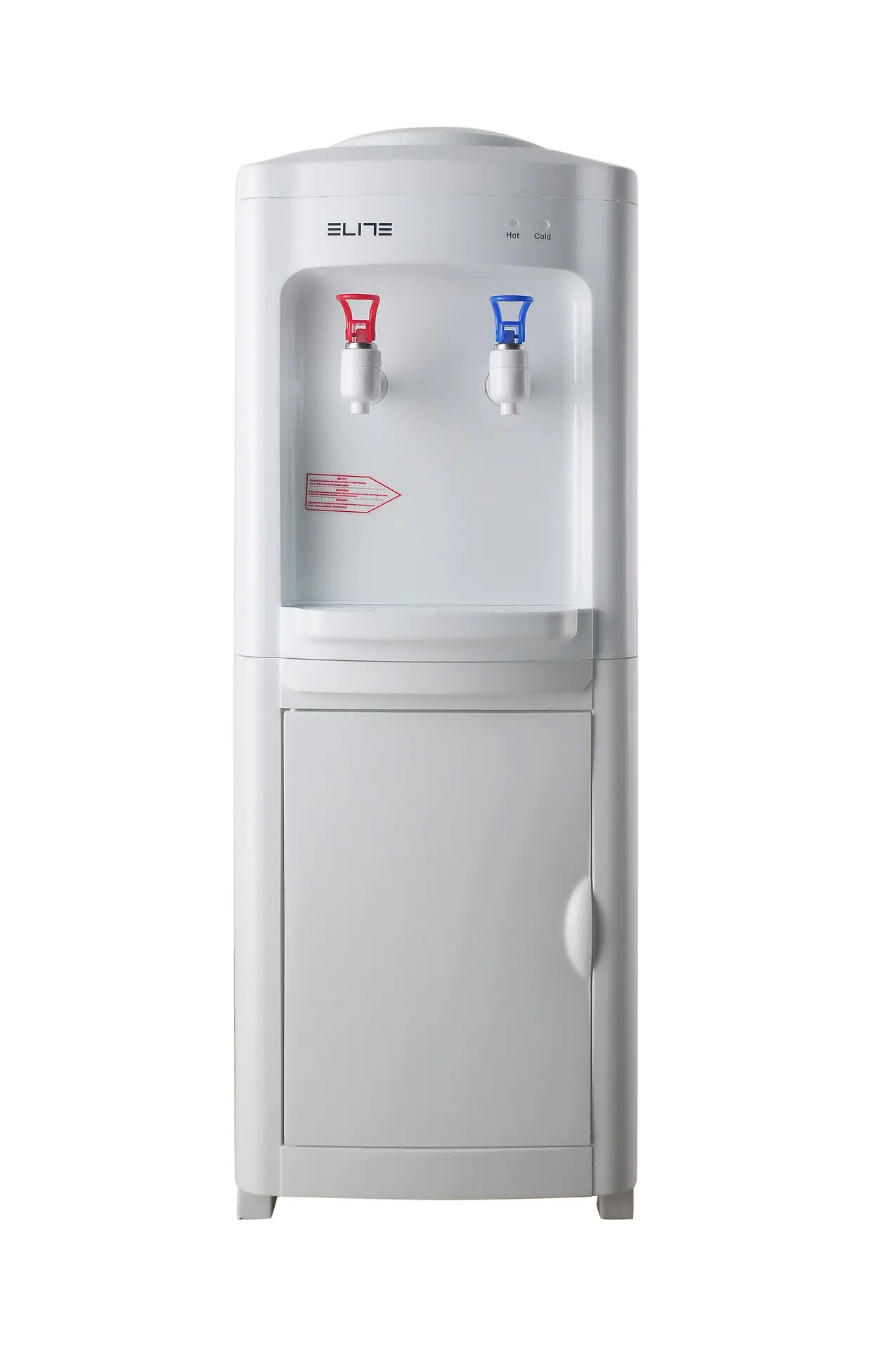 Електронен диспенсър за вода ELITE WDE-2535, 80-550W, 10-95C, Бял, (17894): Диспенсър за вода отпред