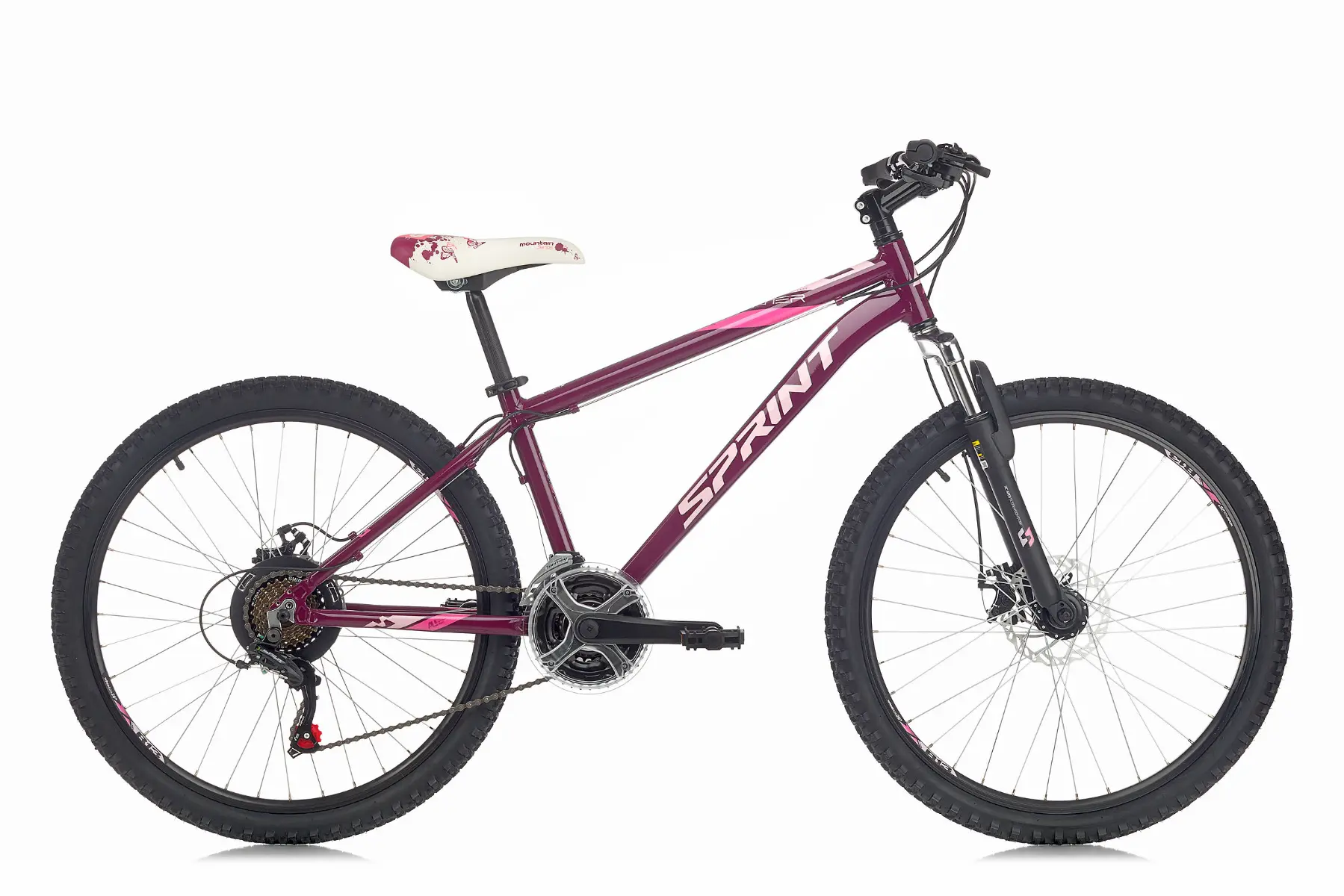 Планински велосипед Hardtail SPRINT HUNTER 26 (35947351): Страничен изглед на велосипеда
