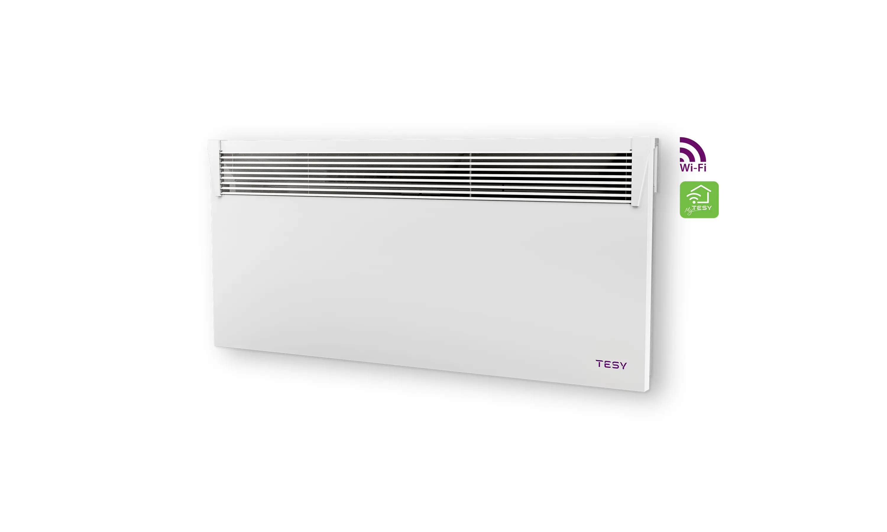 Конвектор TESY CN031 250 EI CLOUD W, (14487): Бял конвектор под ъгъл