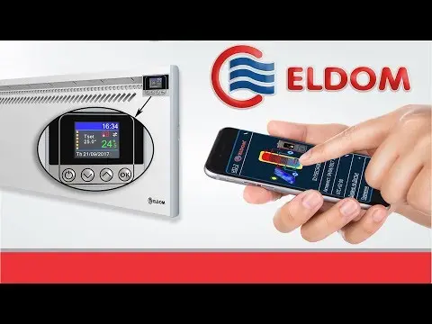 Конвектор Елдом RH20NW, 2000W, Wi-Fi управление, Бял, (13344): Управление през телефон