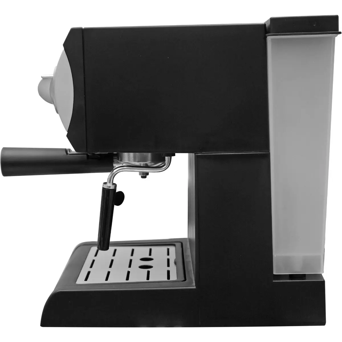 Кафемашина ELITE JR-655, 20 бара, дюза за пара, сив, (16418): Кафемашина в профил
