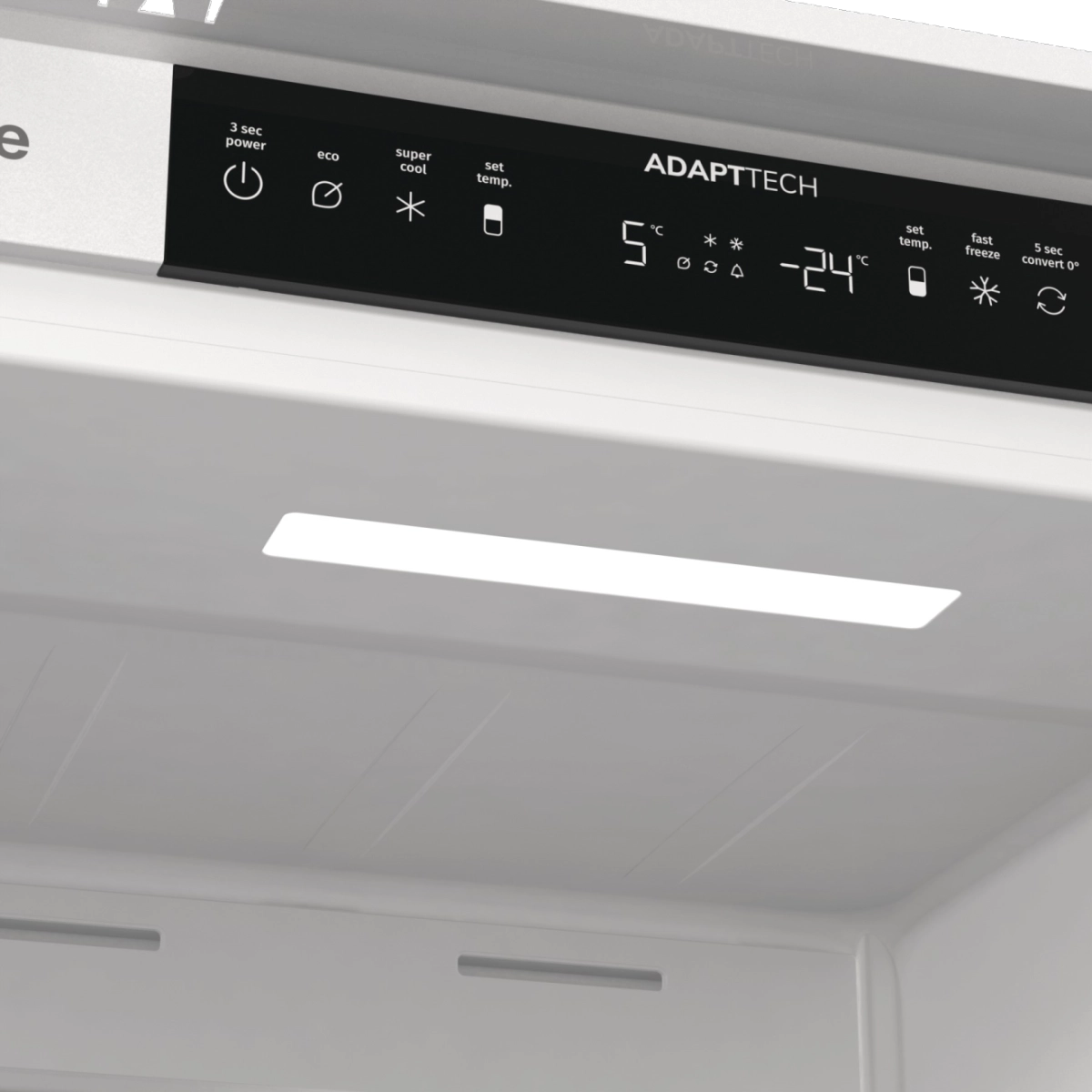 Хладилник с фризер Gorenje NRKI517E41, (35932123): Панел за управление