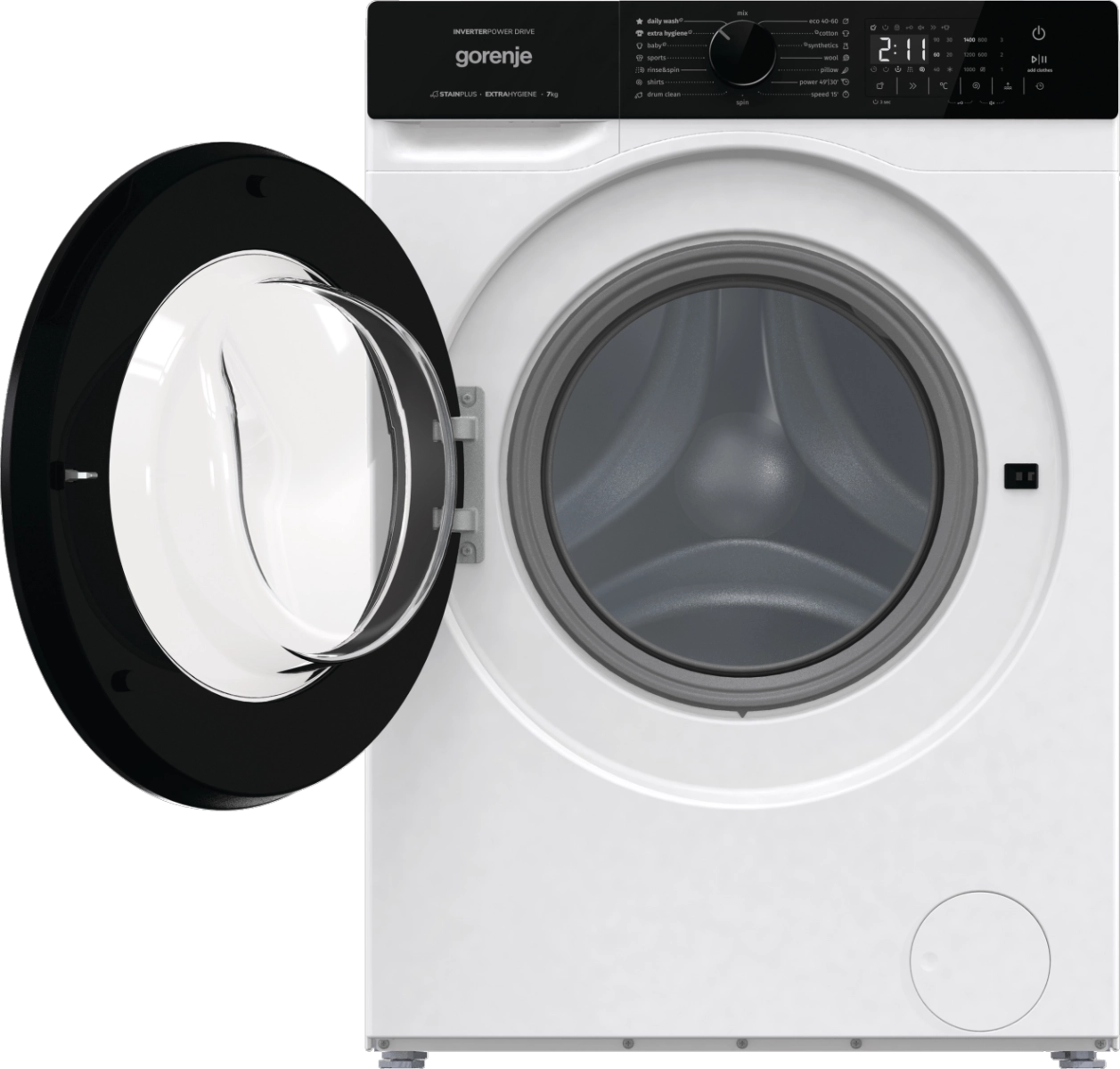 Перална машина GORENJE WNHA74SASEU, (19270): Пералня с отворена врата