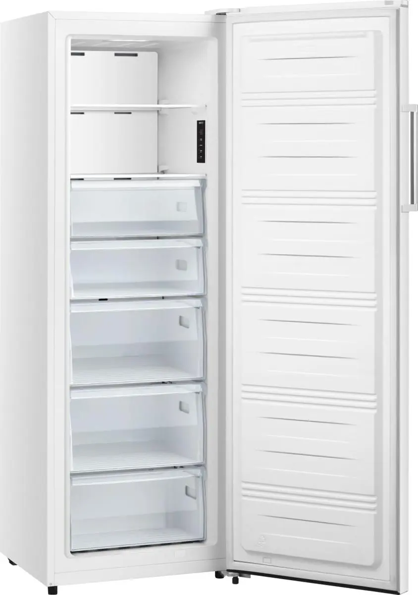 Вертикален фризер Gorenje FN617EEW5, (35932262): Отворен фризер отвътре