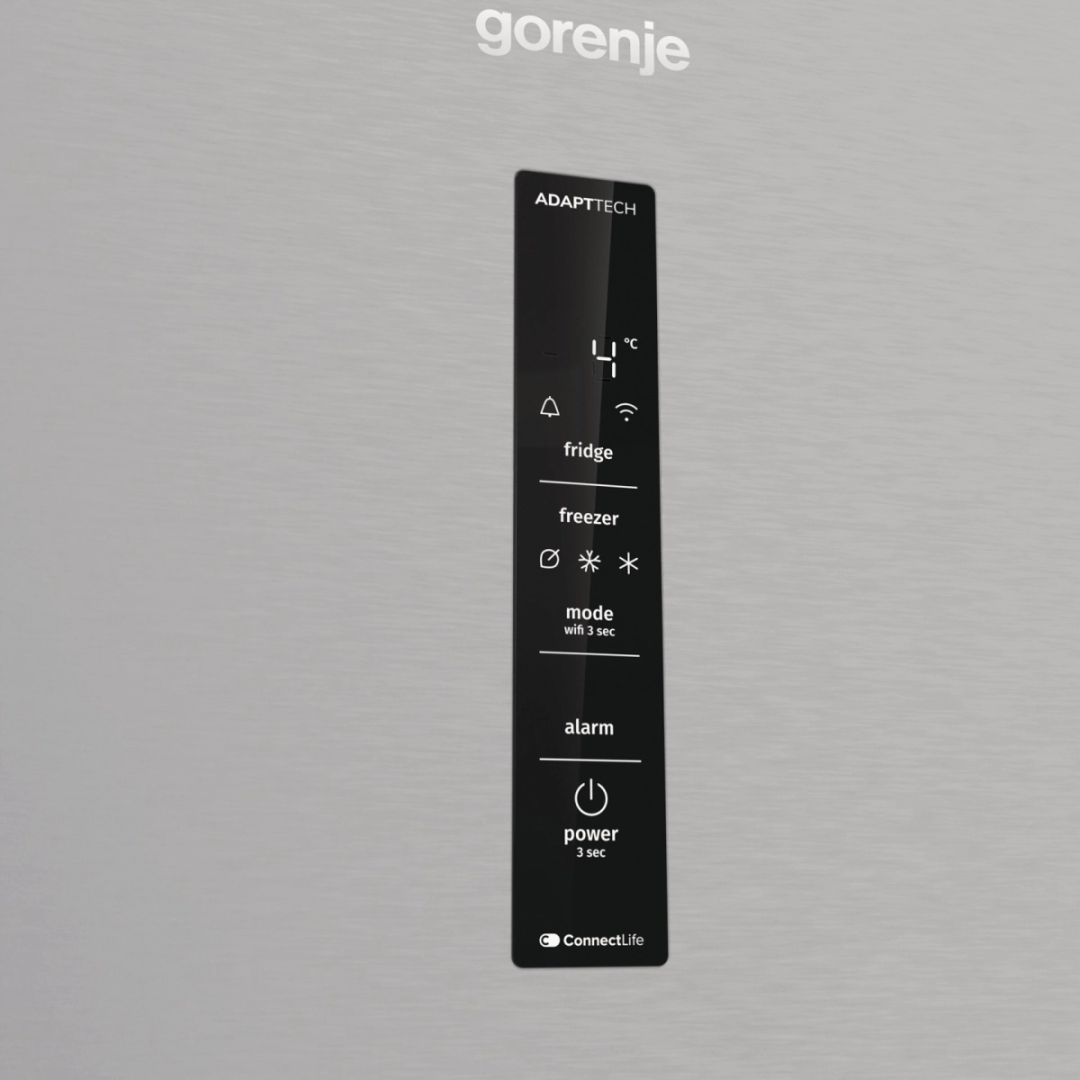 Хладилник с фризер Gorenje NRB620E61X4WFE, (35932260): Панел за управление