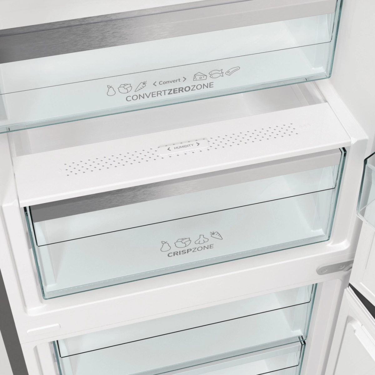 Хладилник с фризер Gorenje NRB620E61X4WFE, (35932260): Вътрешни чекмеджета и плъзгач
