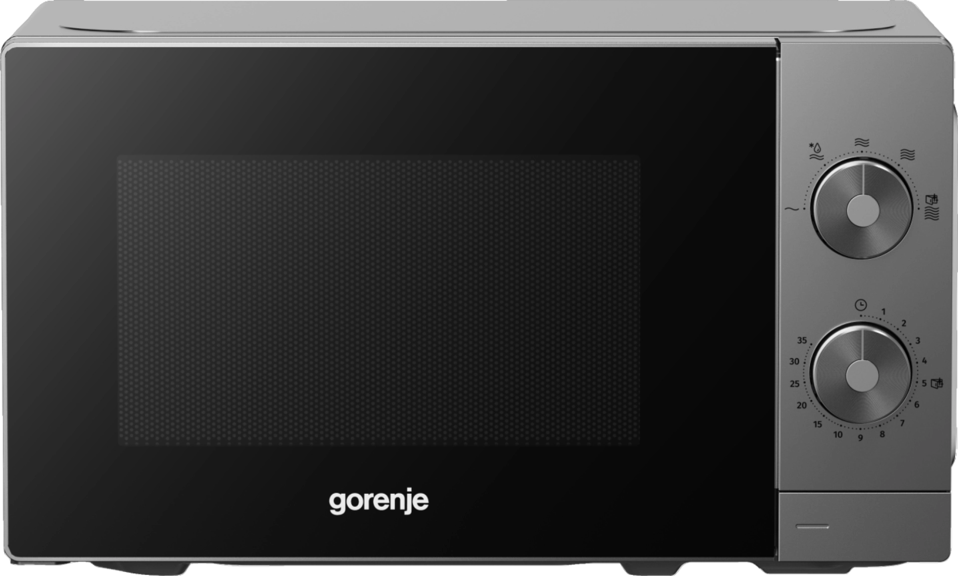 Микровълнова фурна Gorenje MO20E1T4, (35932270): Преден изглед на фурната