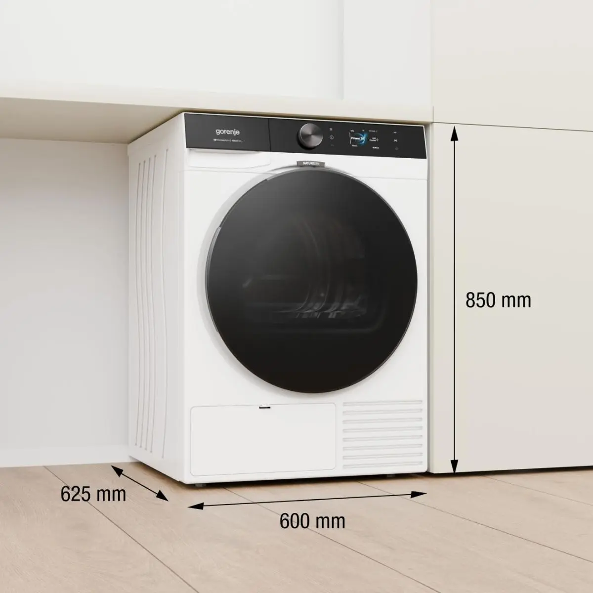 Сушилна Gorenje DG89BP, (35946416): Размери на сушилнята