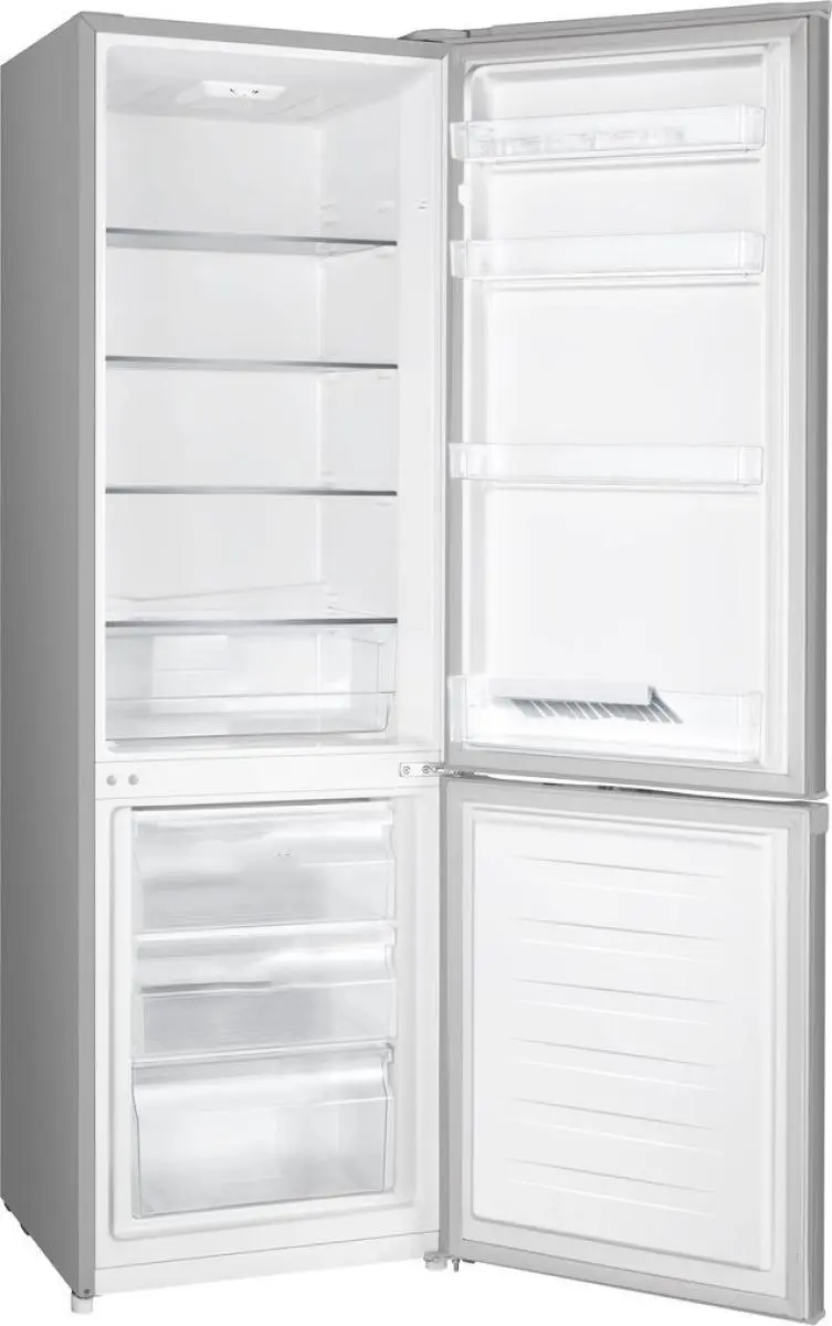 Хладилник с фризер Gorenje RK4182PS4, 269 л, Механично управление, LED осветление, Сив, (13755): Отворено вътрешно пространство