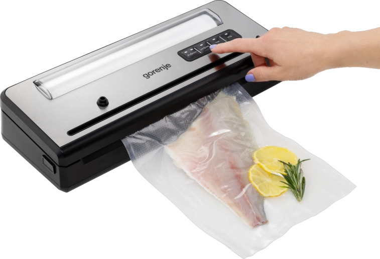 Уред за вакуумиране Gorenje VS110BE, (35946521): Вакуумиране на рибно филе