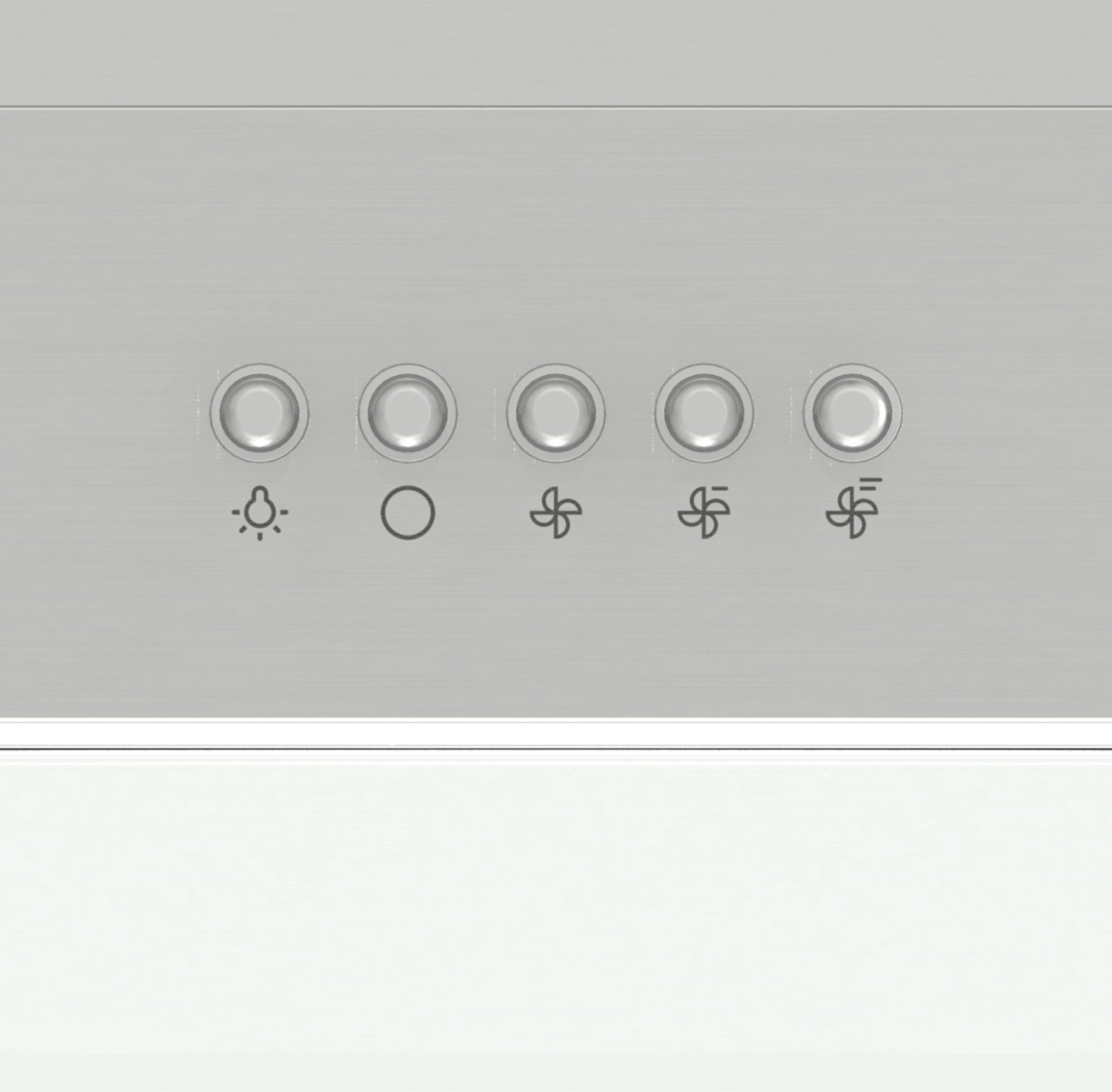 Абсорбатор Gorenje WHU629AX/M, 381 м³/ч, два мотора, инокс, (13598): Бутони за управление