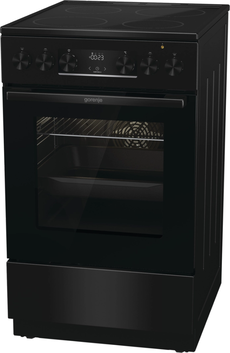 Готварска печка Gorenje GEC5C40BG, (35940299): Черна готварска печка