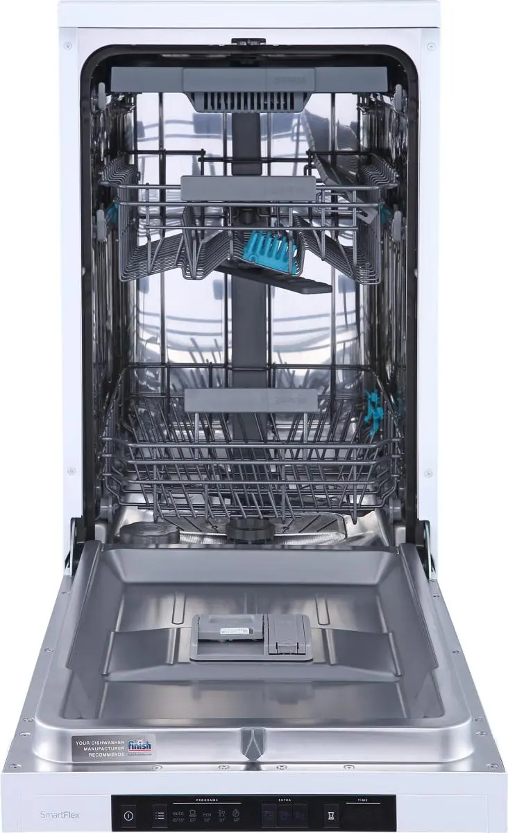 Съдомиялна GORENJE GS541D10W, 45см, Инверторен мотор, Бял, (17404): Отворена вътрешност на съдомиялната