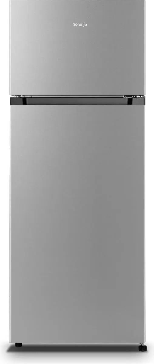 Хладилник с горна камера GORENJE RF414EPS4, 206 л, 143.6 см, енергиен клас Е, Сребрист, (17515): Хладилник отпред
