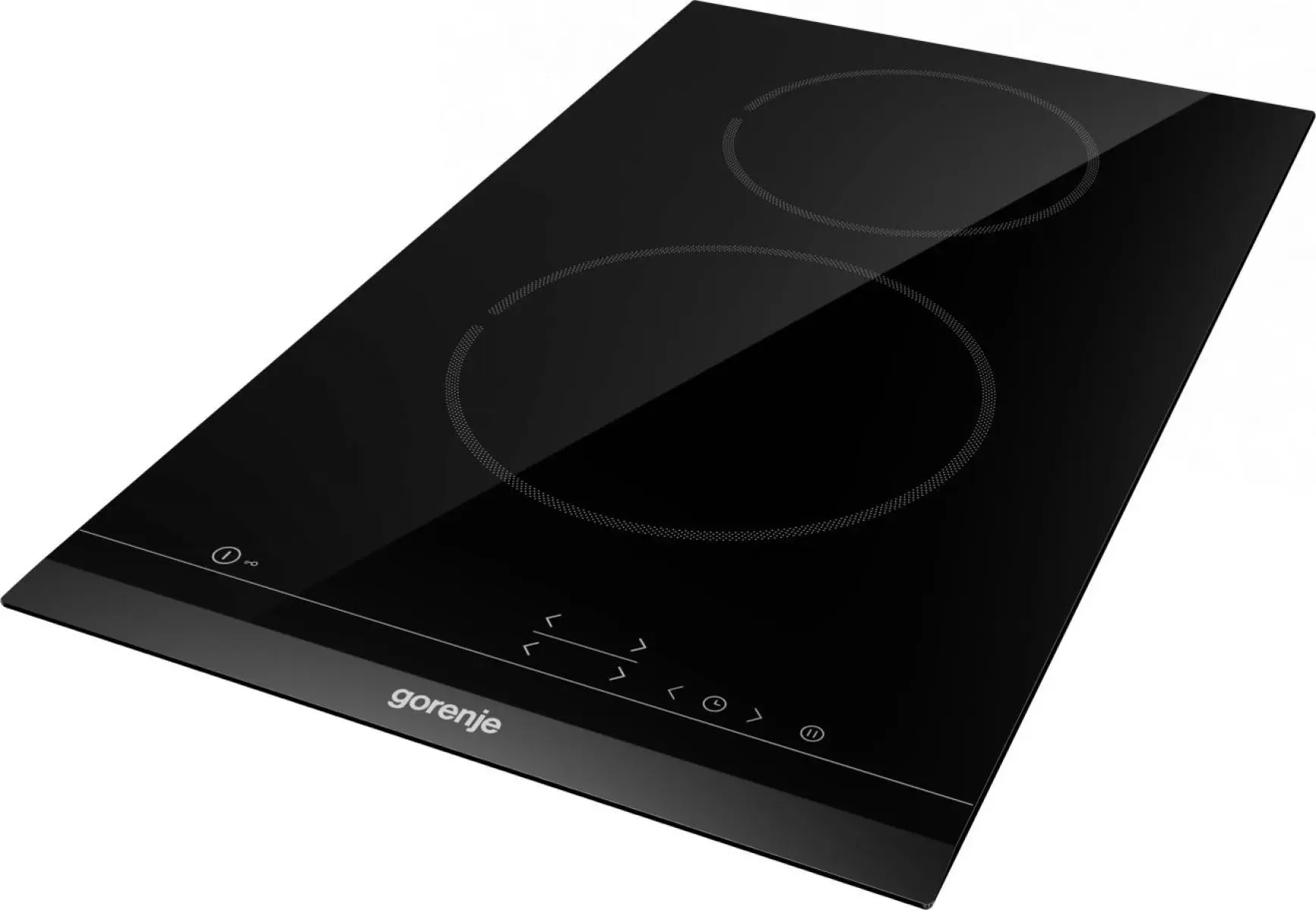 Стъклокерамичен плот за вграждане Gorenje ECT321BCSC, 3000W, черен, (13507): Плот с две зони