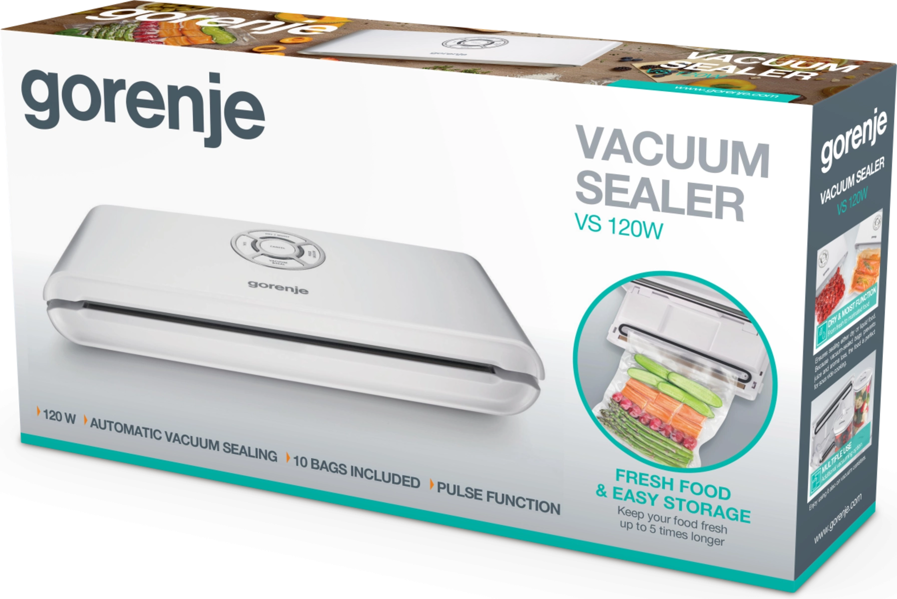 Уред за вакуумиране Gorenje VS120W, (13502): Опаковка на уреда