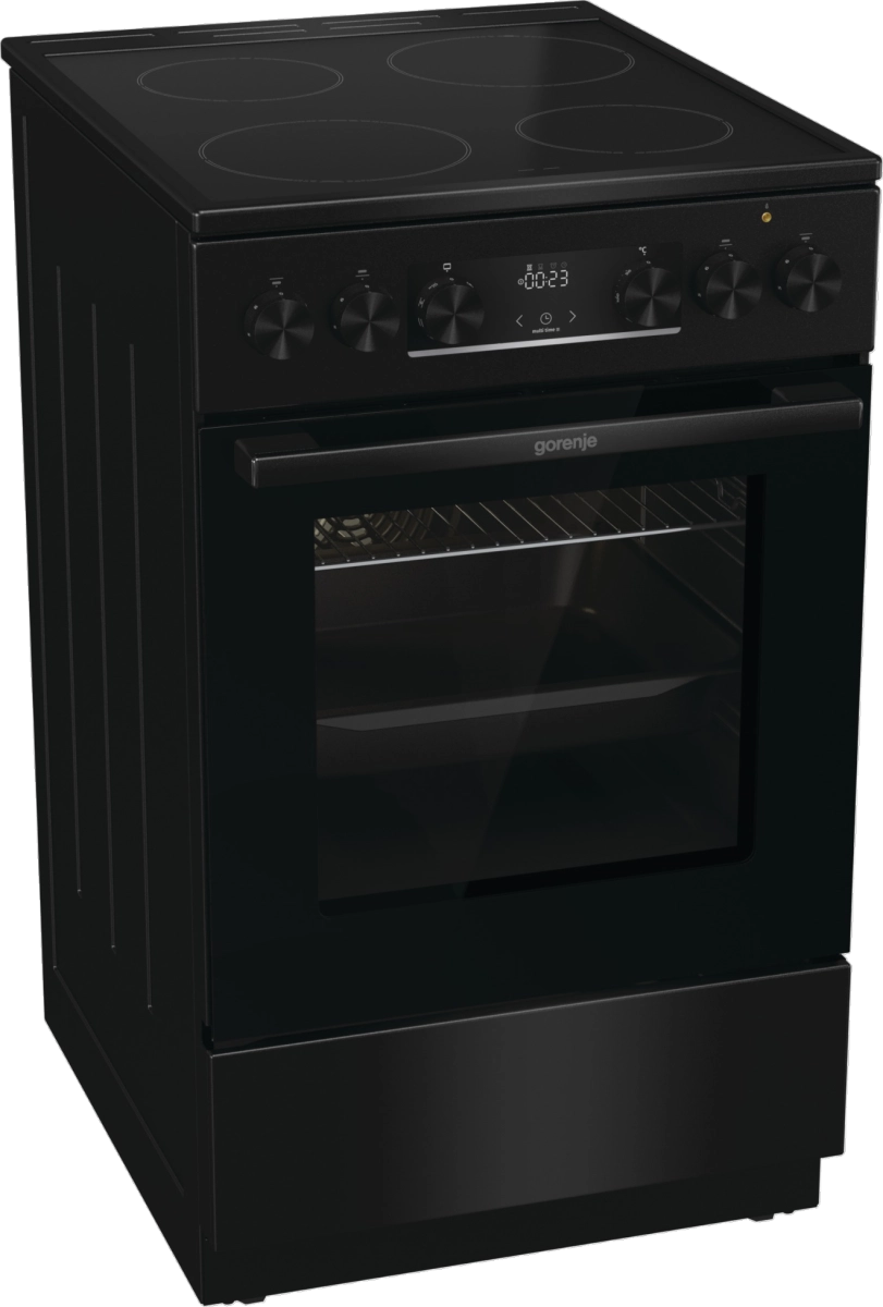 Готварска печка Gorenje GEC5C40BG, (35940299): Черна готварска печка