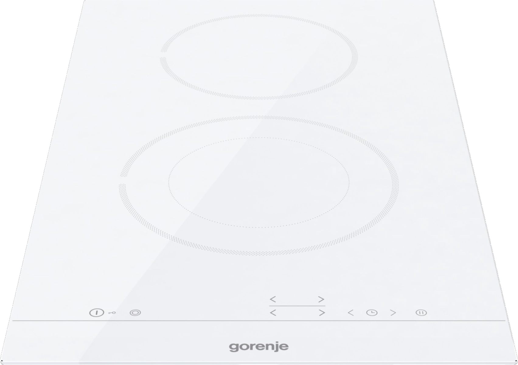 Готварски плот за вграждане Gorenje ECT322WCSC, 2900W, бял, (13517): Бял плот с два котлона