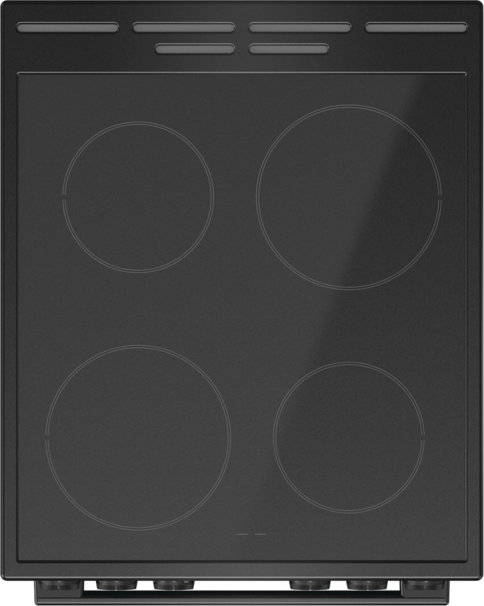 Готварска печка Gorenje GEC5C40BG, (35940299): Плот с четири зони