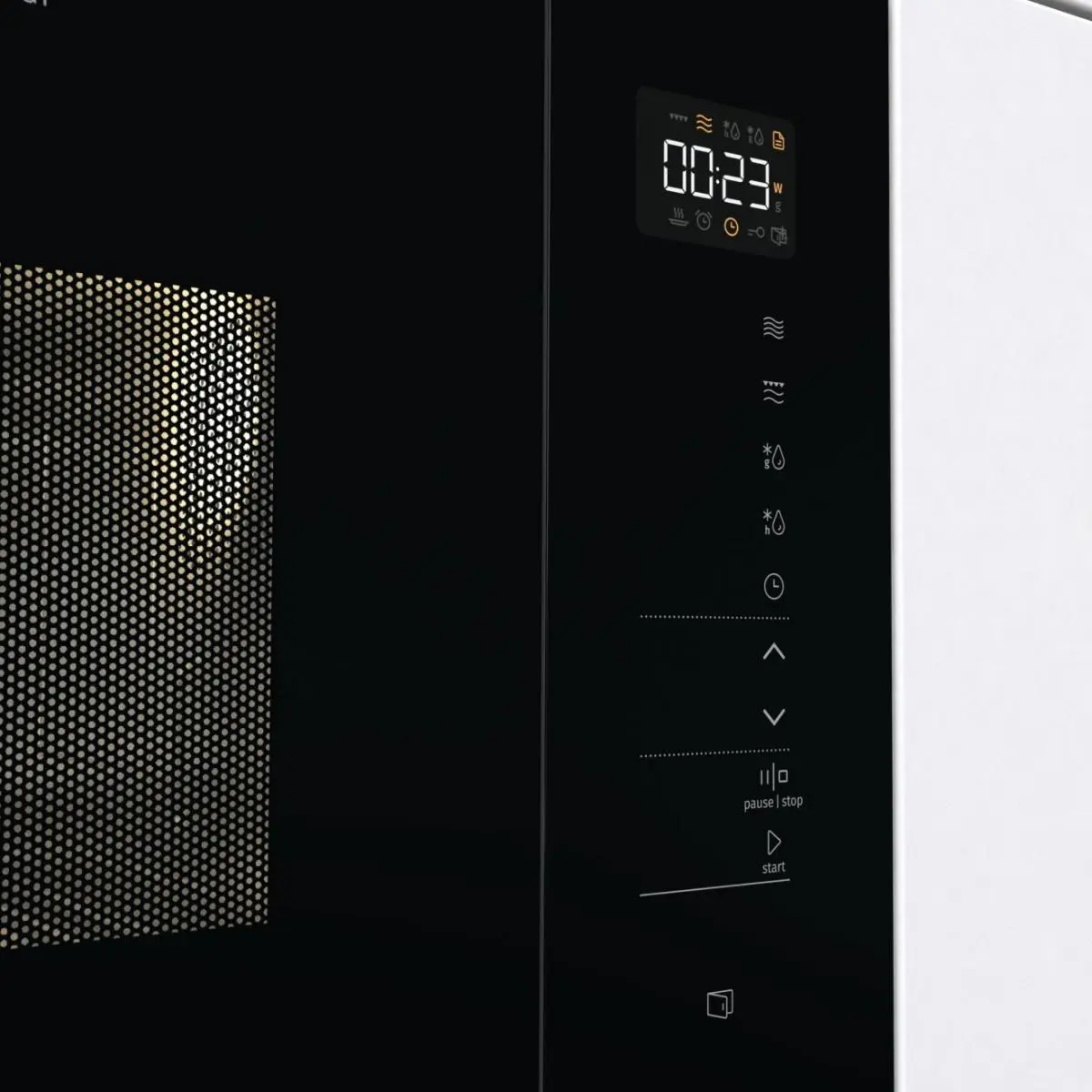 Микровълнова фурна за вграждане Gorenje BMI251SG3BG, 25 литра, грил, черен, (13650): Сензорен панел с дисплей
