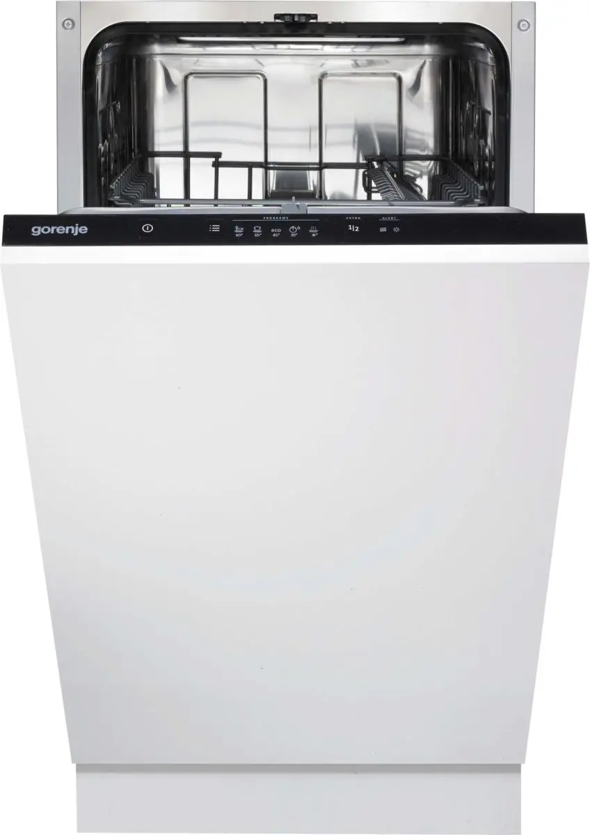 Съдомиялна машина за вграждане Gorenje GV520E15, половин зареждане, (13613): Отворена съдомиялна отпред