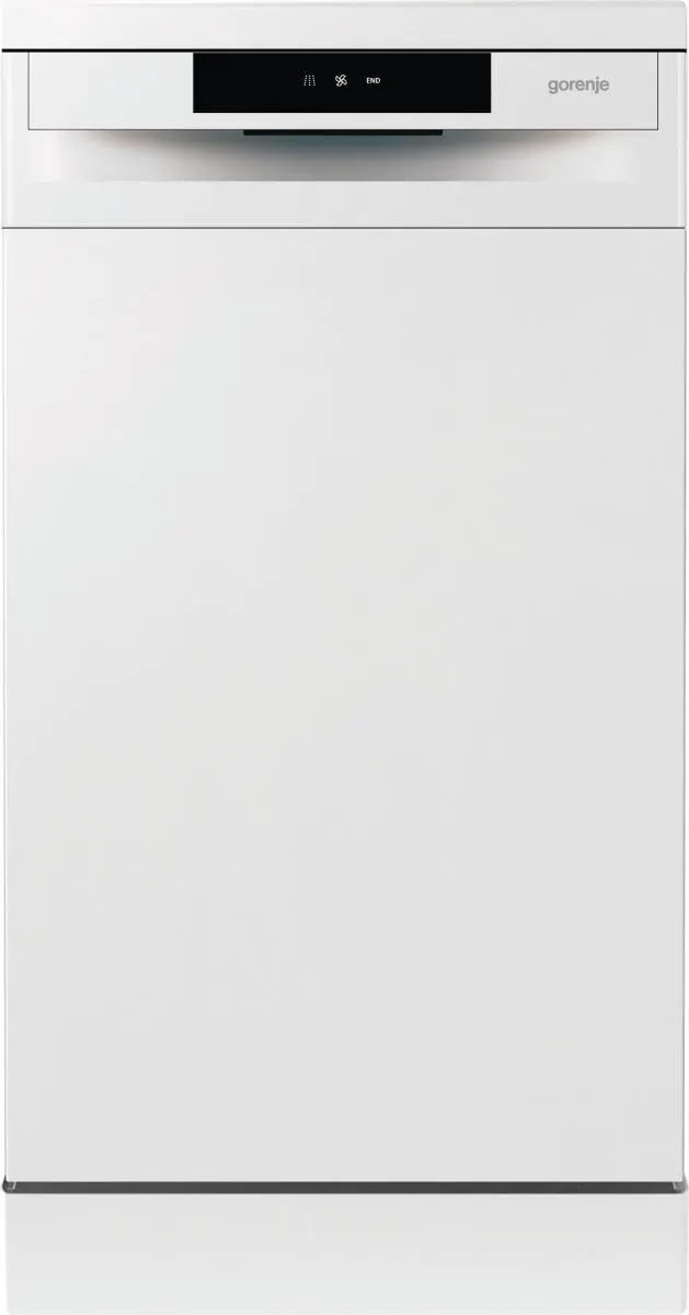 Съдомиялна Gorenje GS520E15W, 9 комплекта, бял, (13614): Бяла съдомиялна отпред