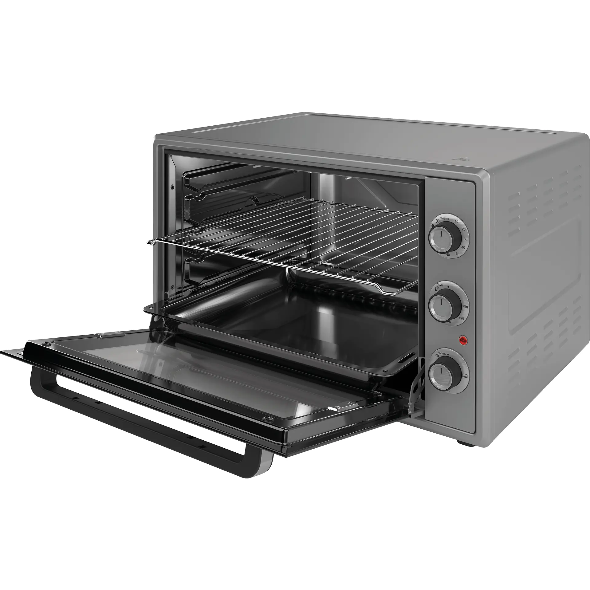 Мини фурна ELITE EMO-65300G, 65L, Сив, (35944421): Отворена мини фурна