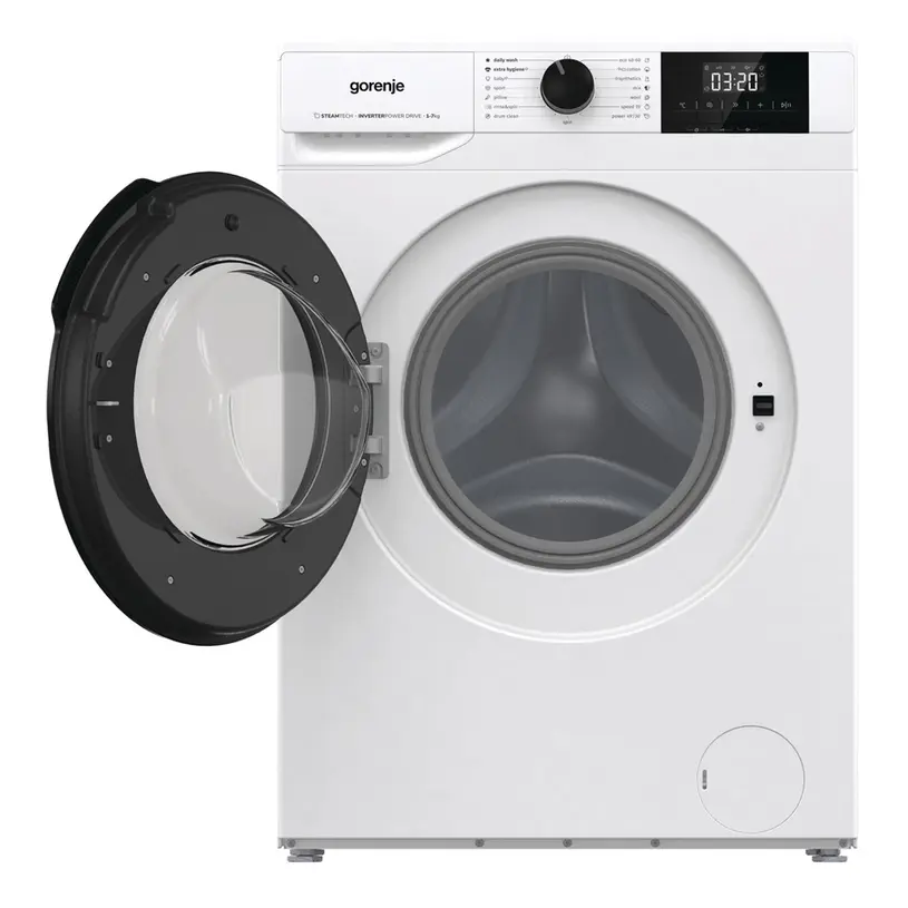Пералня машина Gorenje W1NGPI72SBS, (35932122): Пералня с отворена врата