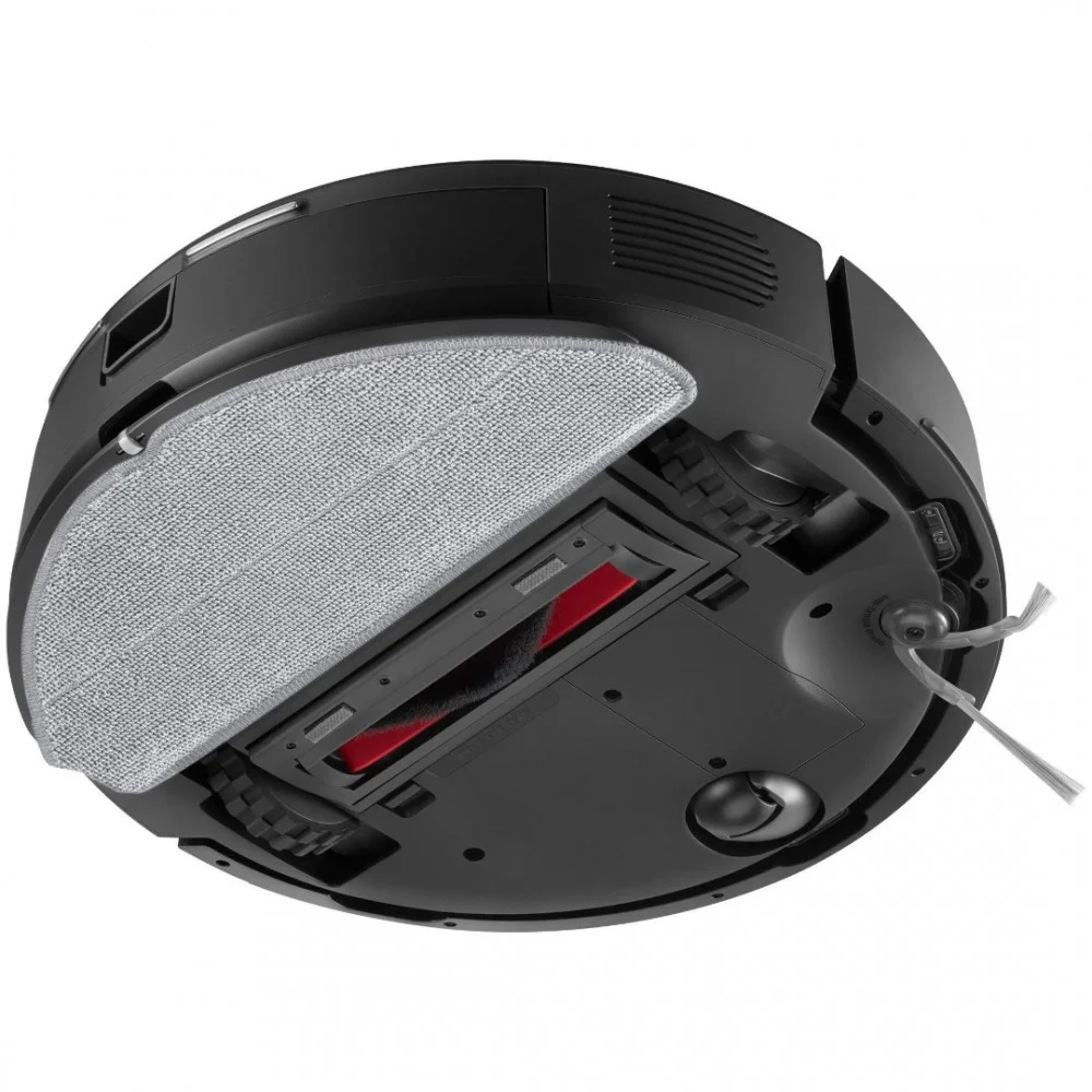 Прахосмукачка робот Roborock Q7 TF, черен, (35946359): Долна страна с четки