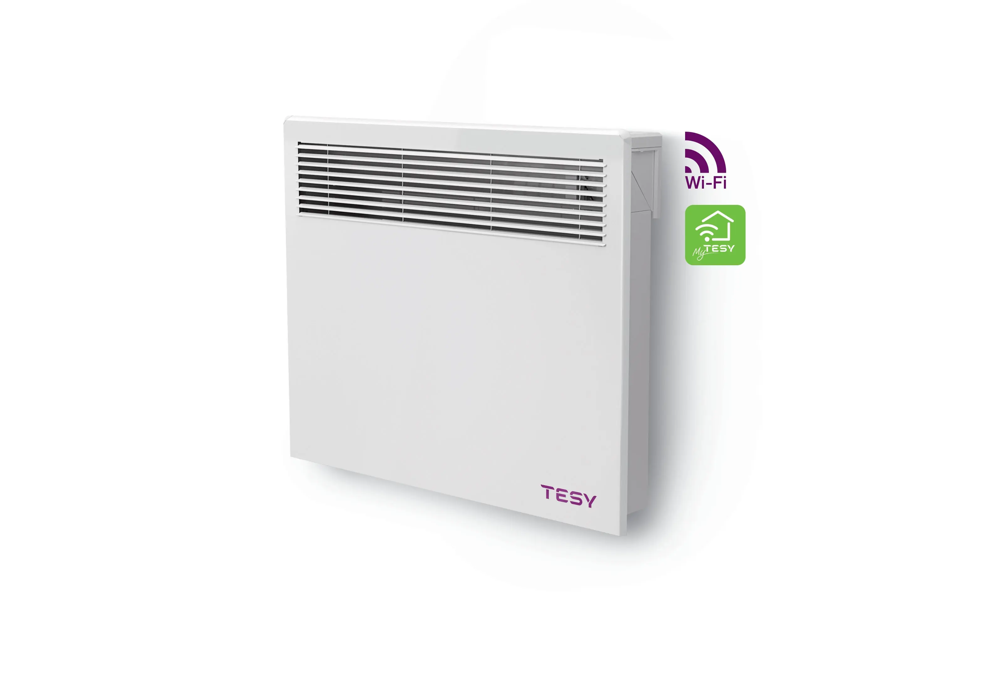 Конвектор TESY CN051 100 EI CLOUD W, (14491): Бял конвектор под ъгъл