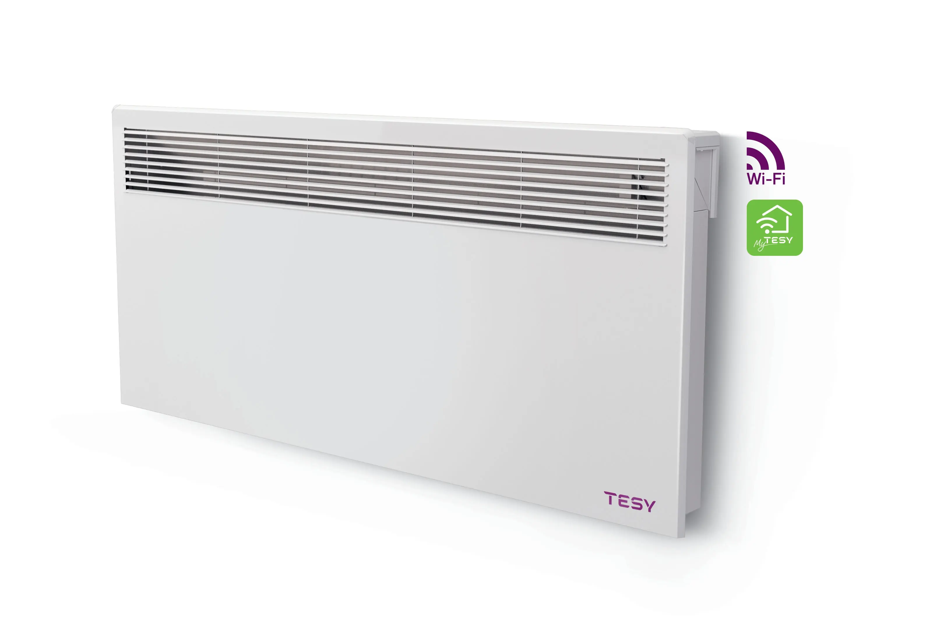 Конвектор TESY CN 051 250 EI CLOUD W, (14494): Бял конвектор под ъгъл