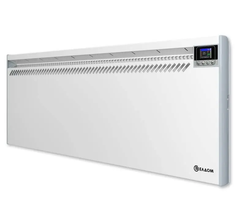 Конвектор Елдом RH20NW, 2000W, Wi-Fi управление, Бял, (13344): Бял конвектор под ъгъл