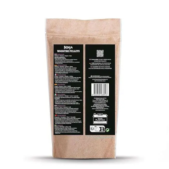 Пелети за опушване Ninja Robust Blend XSKOGRBPLT2EU, (35946233): Гръб на опаковката