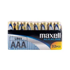 Алкални батерии MAXELL LR03 1,5V AAA 32 бр. pack, (35933221)