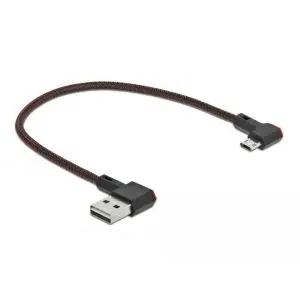 Кабел DeLock, EASY-USB 2.0 Type-A мъжко - EASY-USB Micro-B мъжко, (35938372)