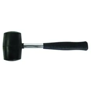 Чук гумен с метална дръжка 340g черен Basic Skillco, (35926598)