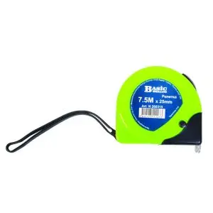 Ролетка пластмасова с двоен стоп 7.5m x 25mm Basic Skillco, (35926695)