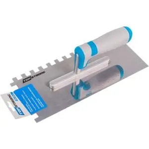 Маламашка гумена дръжка 280х120mm с гребен TopStrong, (35926932)